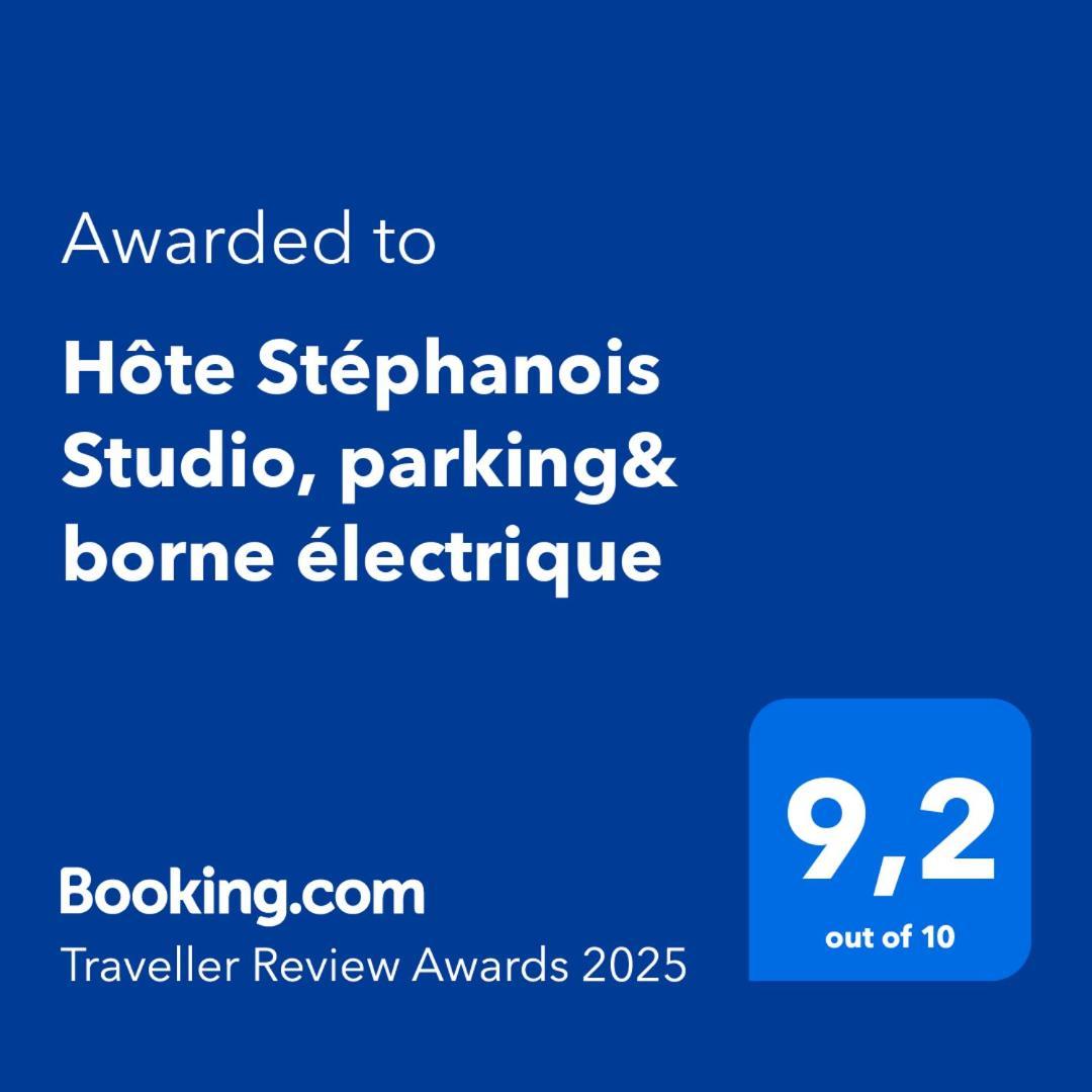 Hote Stephanois Studio, Parking& Borne Electrique Saint-Etienne  Exteriör bild